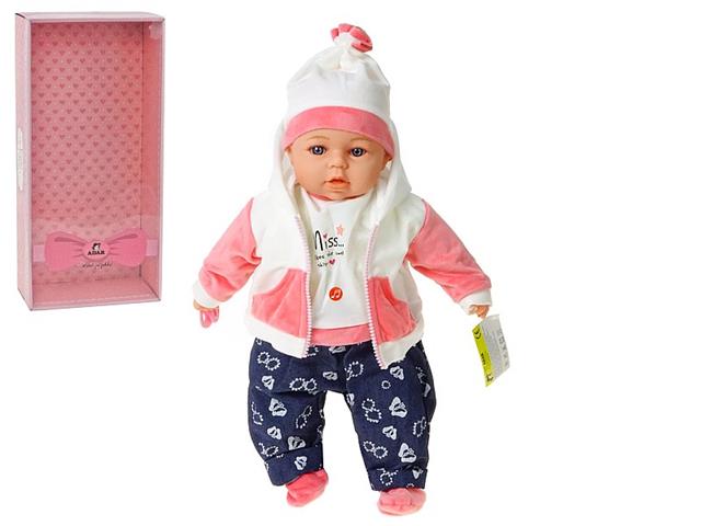 ADAR LALKA BOBAS 45CM Z DŹWIĘKIEM W PUDEŁKU 572119