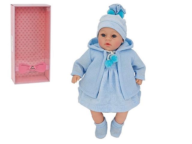 ADAR LALKA BOBAS 45CM Z DŹWIĘKIEM DZIEWCZYNKA PUDEŁKO 587793