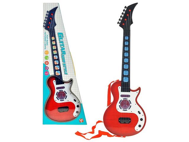 ADAR GITARA ELEKTRYCZNA ŚWIATŁO, DŹWIĘK 606777