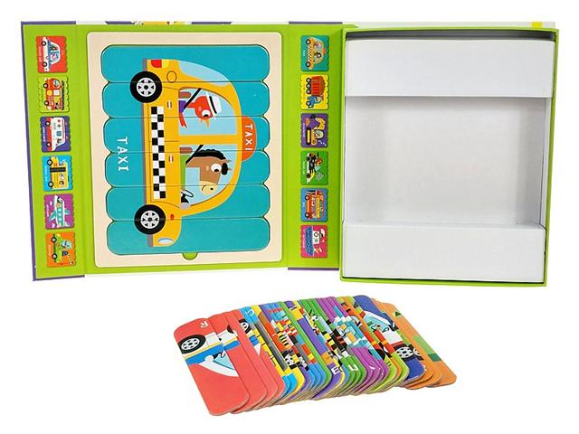 ADAR UKŁADANKA PUZZLE PASKOWE POJAZDY 36EL 623576