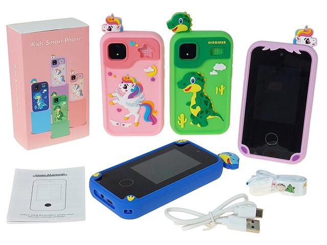 ADAR TELEFON DLA DZIECI ZABAWOWY SMARTFON Z APARATEM KAMERĄ GRY MIX WZORÓW 3/627093