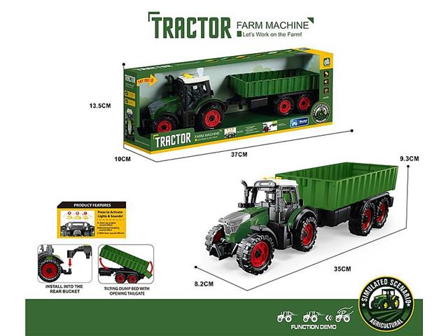 ADAR TRAKTOR Z PRZYCZEPĄ ŚWIATŁO, DŹWIĘK 633315