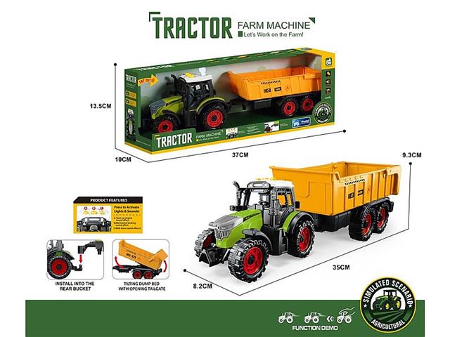 ADAR TRAKTOR Z PRZYCZEPĄ ŚWIATŁO, DŹWIĘK 633322