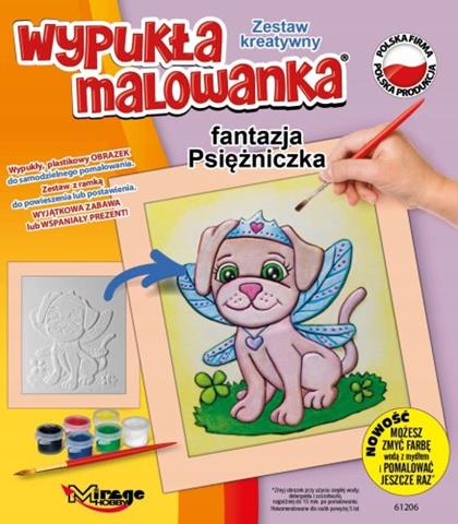 MIRAGE-WYPUKŁA KOLOROWANKA-FANTAZJA-PSIĘŻNICZKA 61206