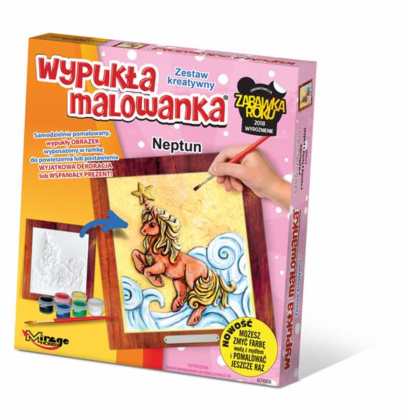 MIRAGE-WYPUKŁA KOLOROWANKA-JEDNOROŻEC NEPTUN 67008
