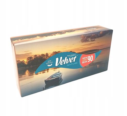 VELVET CHUSTECZKI HIGIENICZNE A'90 NATURE 3-warstwy/32/