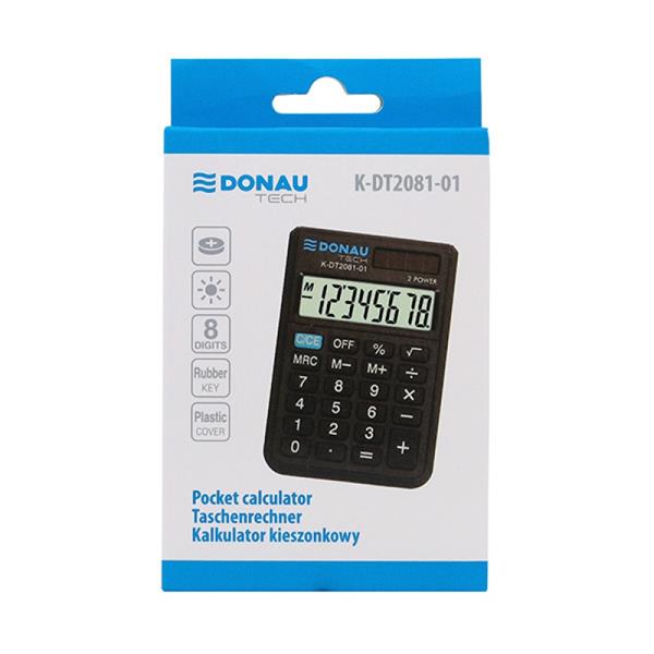 kalkulator donau tech k-dt2081-01 w etui