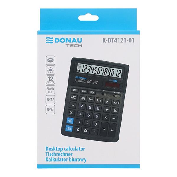 KALKULATOR DONAU TECH K-DT4121-01 CZARNY PBS