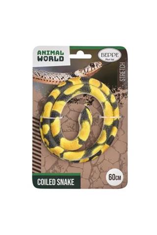 BEPPE WĄŻ GUMOWY PYTON SIATKOWY ŻÓŁTY 60CM 14259 WGM