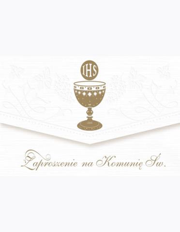 POLMAK ZAPROSZENIE KOMUNIA ŚWIĘTA ZSE KOM 26056 OP. 10SZT