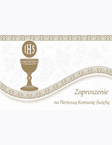 POLMAK ZAPROSZENIE KOMUNIA ŚWIĘTA ZSE KOM 26057 OP. 10SZT