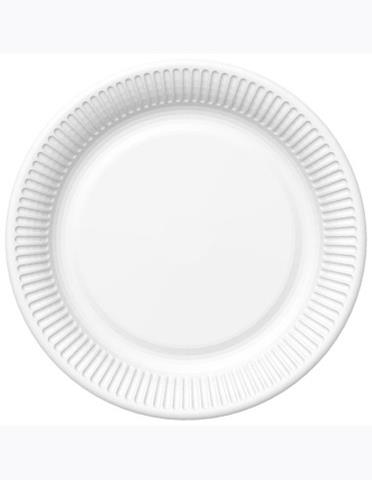 POLMAK TALERZYKI PAPIEROWE HRC TH02 23CMBIAŁE OP.20SZT /25/