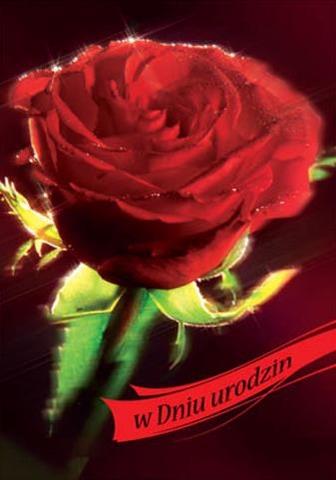 ART NUVO KARTKA B6 KARNET URODZINY FF1217