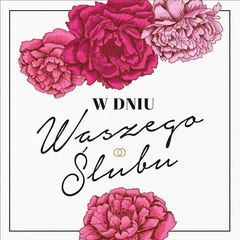 ART NUVO KARTKA OZDOBNA KW ŚLUB S 0306  /10/