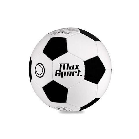 PIŁKA NOŻNA MAXSPORT BIAŁO-CZARNA ARTYK