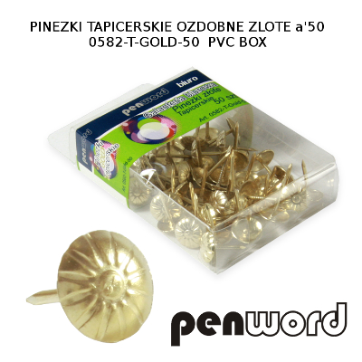 pinezki tapicerskie złote a'50 0582t psh/12/