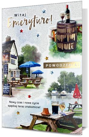 PAN DRAGON KARTKA OZDOBNA PRZEJŚCIE NA  EMERYTURĘ HM200-1495