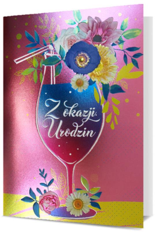 PAN DRAGON KARTKA OZDOBNA URODZINY HM200-2201