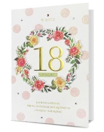 PAN DRAGON KARTKA OZDOBNA 18 URODZINY   HM-200 2285