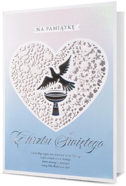 PAN DRAGON KARTKA OZDOBNA CHRZEST HM-100 1051