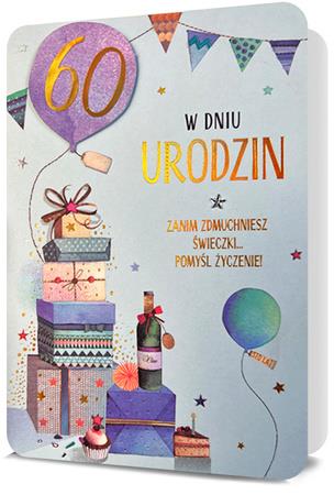 PAN DRAGON KARTKA OZDOBNA URODZINY NAKLEJKAMI Z CYFRAMI HM-200 2744
