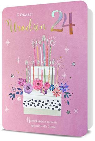 PAN DRAGON KARTKA OZDOBNA URODZINY NAKLEJKAMI Z CYFRAMI HM-200 2764