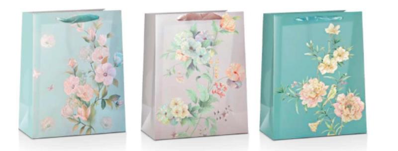 TORBA OZDOBNA 19*23*10CM DRAGON ŚREDNIA 001 FLOWER-GRAND  /12/