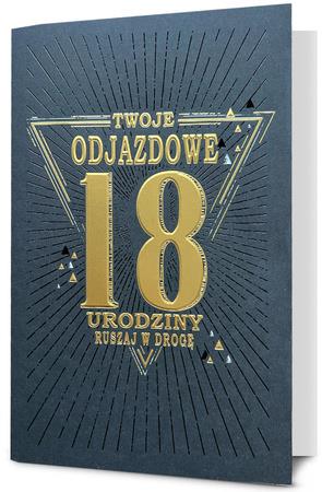 PAN DRAGON KARTKA OZDOBNA 18 URODZINY   HM200-2991