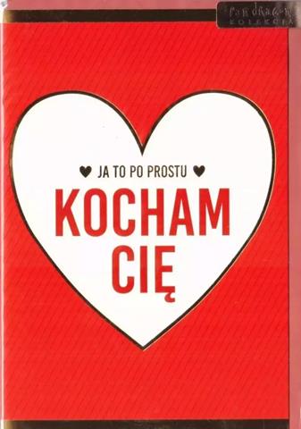 PAN DRAGON KARTKA OZDOBNA WALENTYNKA    STAR-108