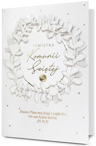 PAN DRAGON KARTKA OZDOBNA PAMIĄTKA KOMUNII HM200-3258