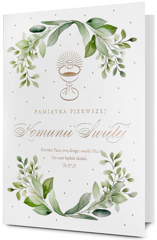 PAN DRAGON KARTKA OZDOBNA PAMIĄTKA KOMUNII K.STAR-151