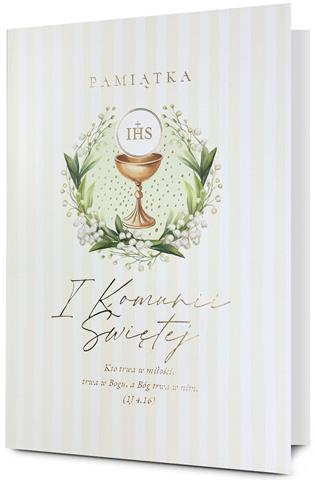 PAN DRAGON KARTKA OZDOBNA PAMIĄTKA KOMUNII K.STAR-153