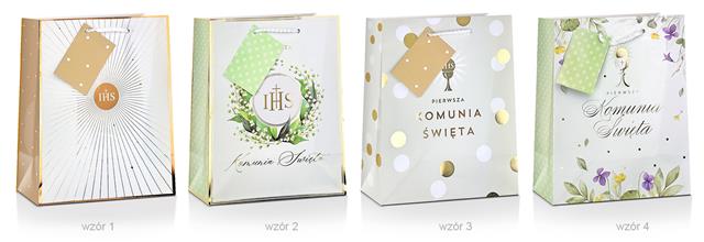 TORBA OZDOBNA 15*15*7.5CM DRAGON GOLD-CDKOMUNIA /12/