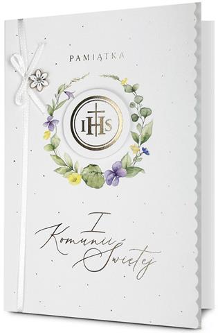 PAN DRAGON KARTKA OZDOBNA PAMIĄTKA KOMUNII HM200-3312