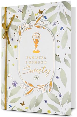 PAN DRAGON KARTKA OZDOBNA PAMIĄTKA KOMUNII HM200-3316