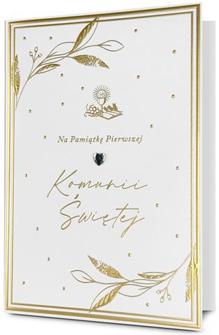 PAN DRAGON KARTKA OZDOBNA PAMIĄTKA KOMUNII HM200-3317