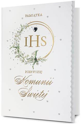 PAN DRAGON KARTKA OZDOBNA PAMIĄTKA KOMUNII HM200-3318