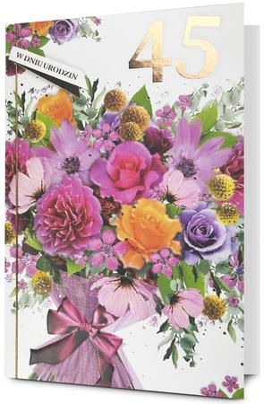 PAN DRAGON KARTKA OZDOBNA URODZINY NAKLEJKAMI Z CYFRAMI HM-200 3351