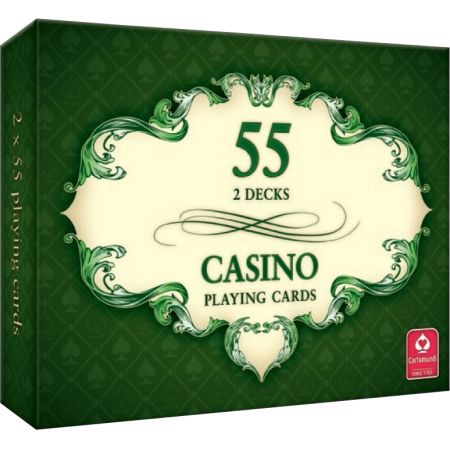 CARTAMUNDI KARTY DO GRY CASINO 2X55 LIST./6/