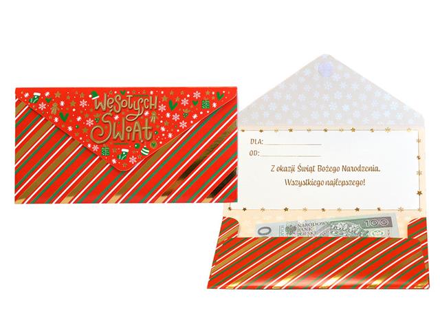 KUKARTKA KOPERTA PODARUNKOWA KOP-001 BN GWIAZDKA