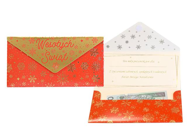 KUKARTKA KOPERTA PODARUNKOWA KOP-005 BN GWIAZDKA