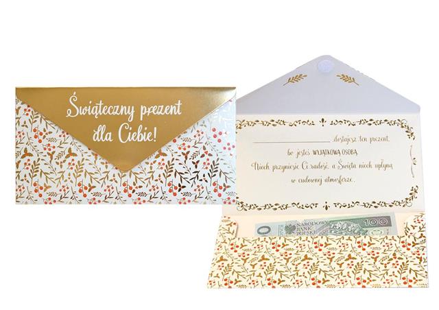 KUKARTKA KOPERTA PODARUNKOWA KOP-006 BN GWIAZDKA
