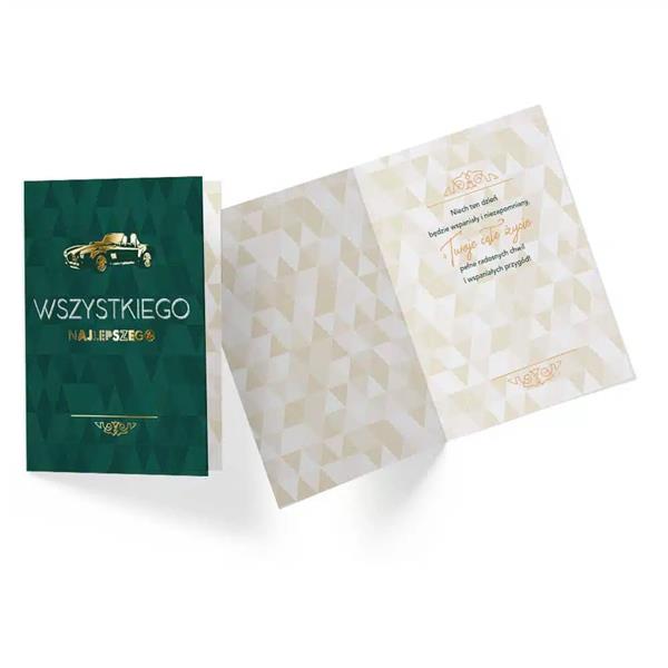 KUKARTKA KARTKA OZDOBNA WSZYSTKIEGO NAJLEPSZEGO PR-275
