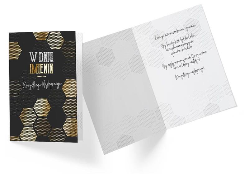 KUKARTKA KARTKA OZDOBNA IMIENINY PR-276