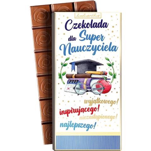 KUKARTKA CZEKOLADA 358 DLA SUPER NAUCZYCIELA