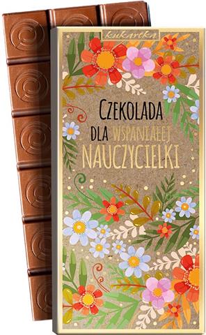 KUKARTKA CZEKOLADA 359 DLA WSPANIAŁEJ NAUCZYCIELKI