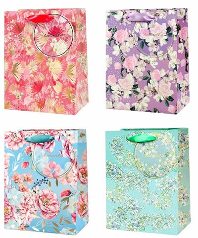 TORBA OZDOBNA 18*23*10CM KUKARTKA MQM-345OGÓLNE(SERIA KWIATOWA)(Z602)