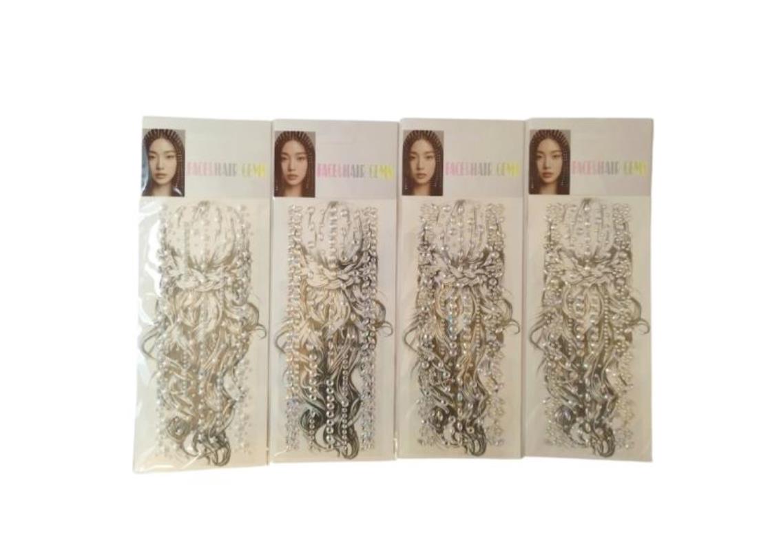 VISTAR OZDOBA SAMOPRZYLEPNA FACE&HAIR GEMS KRYSZTAŁKI 903342