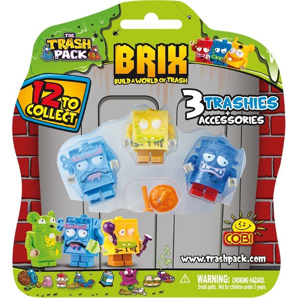 cobi trash pack 3 figurki z akcesoriami 6247