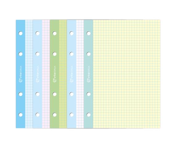 INTERDRUK WKŁAD DO SEGREGATORA A4 250K #5 KOLORÓW